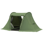 3 Man Tent, 3000mm Waterproof, Living Area, 2 Bedrooms | Green