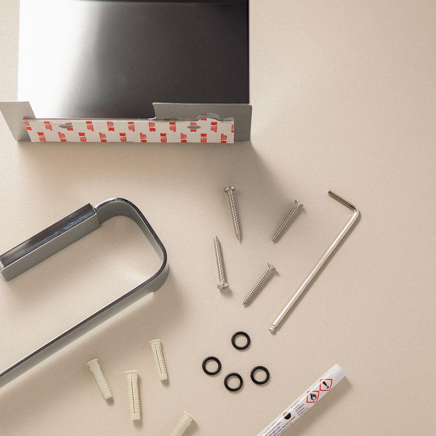 Paper Holder With Cover Chrome Lineb+