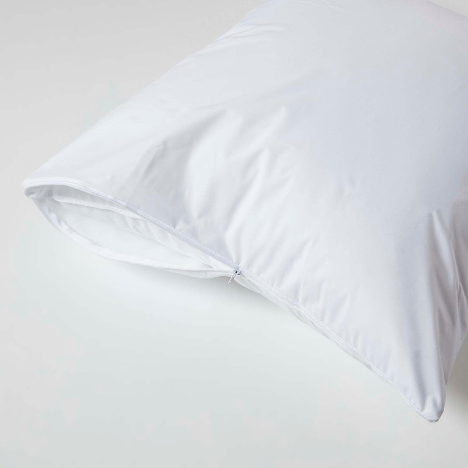 Waterproof Pillow Protectors, Pack Of 4 | King | White