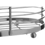3 Tier Floor Standing Oval Chrome Bathroom Caddy
