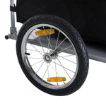 Bike Cargo Trailer Folding Yellow