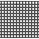 Rubber Ring Entrance Doormat | 60cm x 80cm | Black