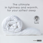 Luxury Hotel Quality Super Microfibre 10.5 Tog Autumn Duvet | King | White