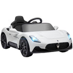 Maserati Mc20 Licensed 12v Kids Ride On Car W/ Remote | White