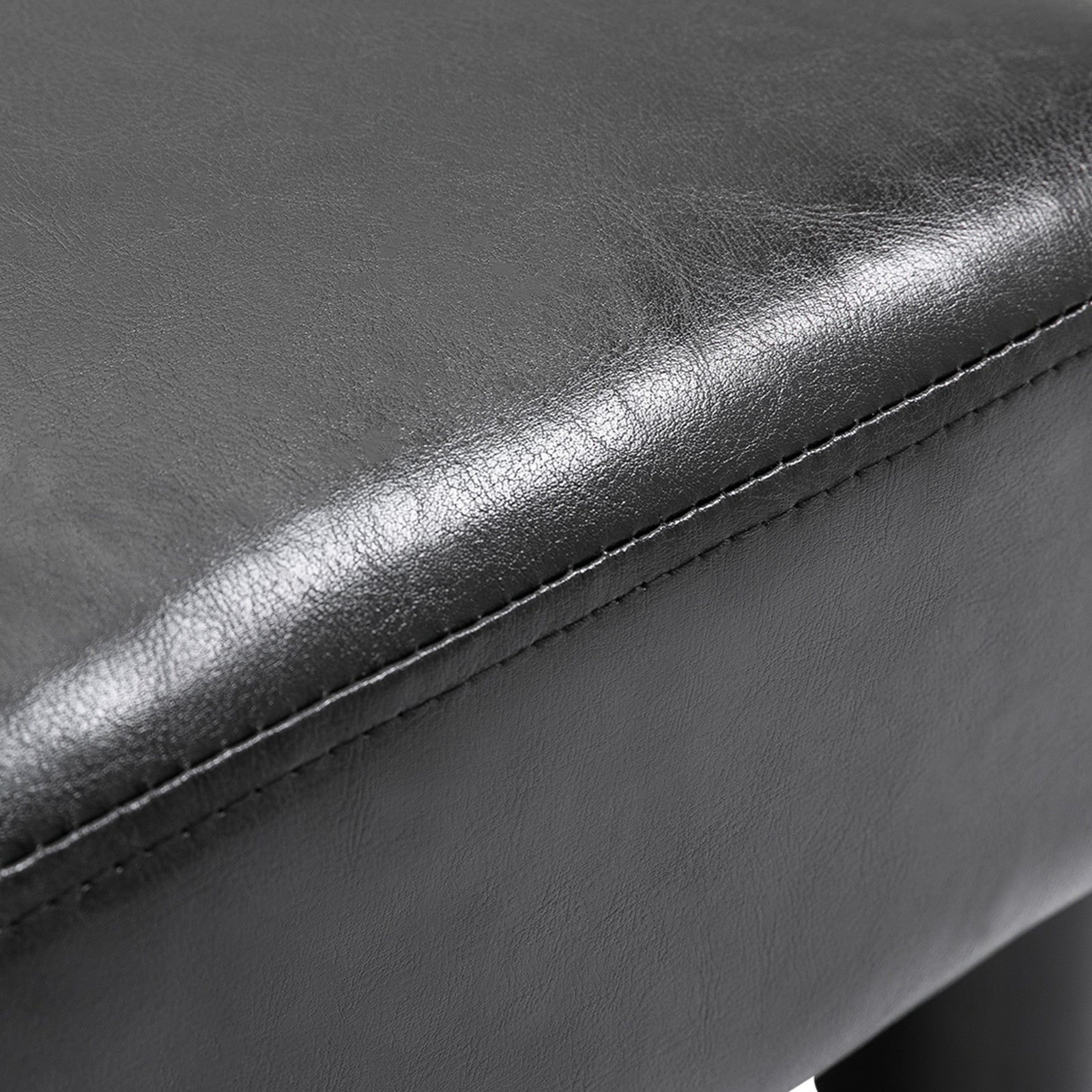 Ottoman Footrest Seat Chair Footstool Small Pu Leather