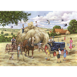 Making Hay - Big 500 Piece Jigsaw Puzzle For Adults, With Extra Large Pieces