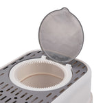 Fully Enclosed Cat Litter Box With Uv Sterilization Rechargeable Smart Cat Toilet