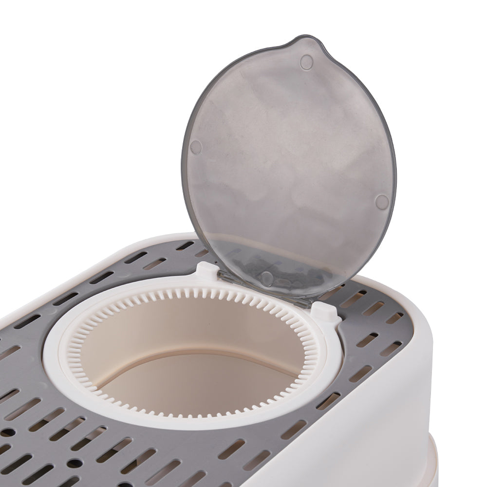 Fully Enclosed Cat Litter Box With Uv Sterilization Rechargeable Smart Cat Toilet