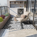 Reversible Rug W/ Carry Bag 182x274cm | White