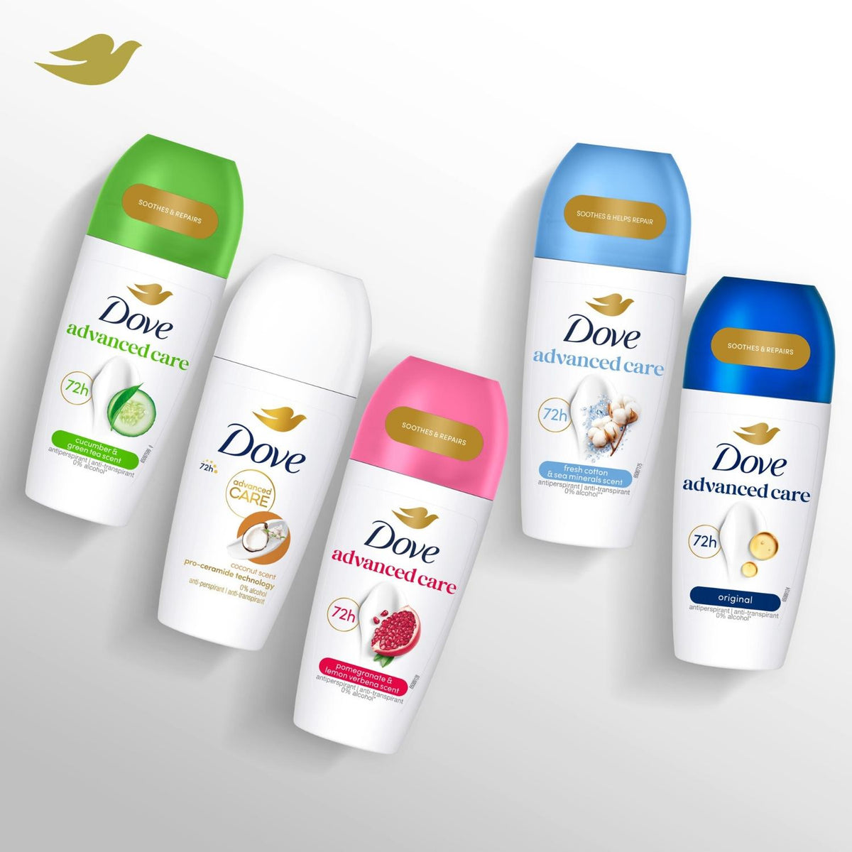 Roll On Go Fresh Pomegranate 72h Lasting Anti-perspirant 9x50ml