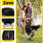 45cm Round Charcoal Bbq Kettle Grill Outdoor Portable Barbecue