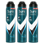 Men Antiperspirant 72h Nonstop Protection Invisible Ice Advance Deo, 3pk, 250ml | 3