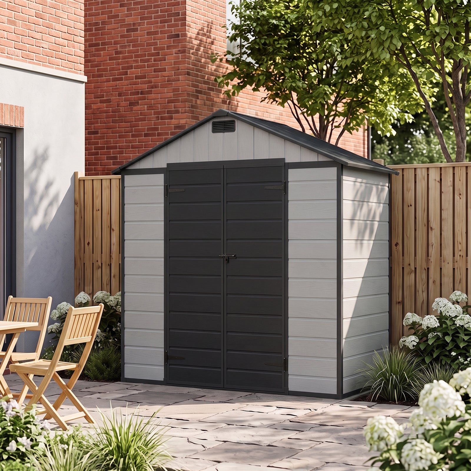 Breeins 8x4 Ft Large Garden Storage Shed