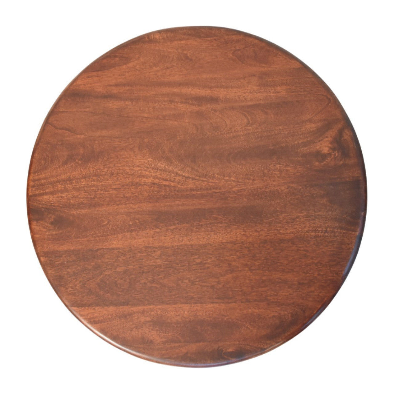 Clara Sculpted Coffee Table Rounded pillar-style legs, Brown