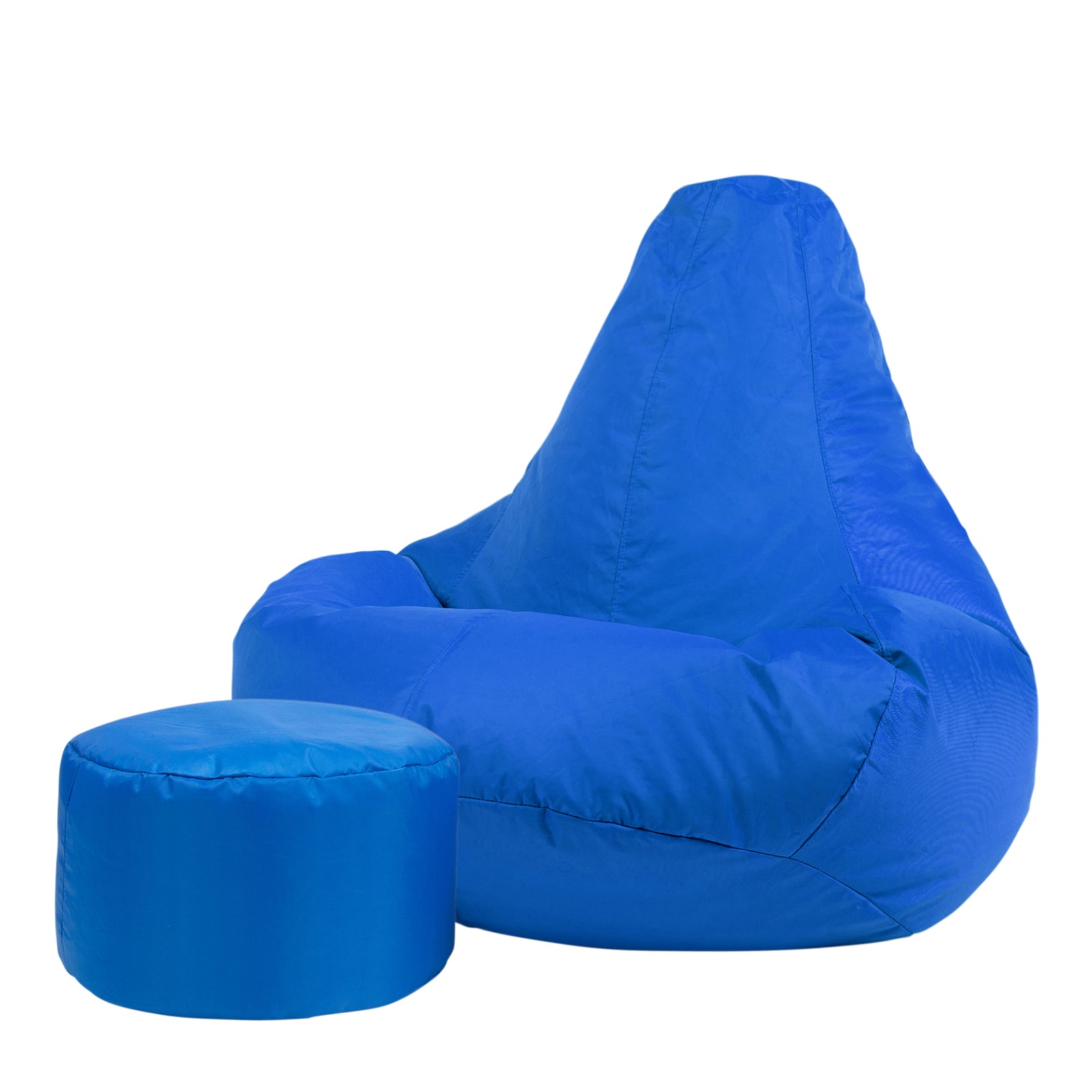 Recliner Indoor Outdoor Bean Bag Chair & Pouffe Chair | Blue