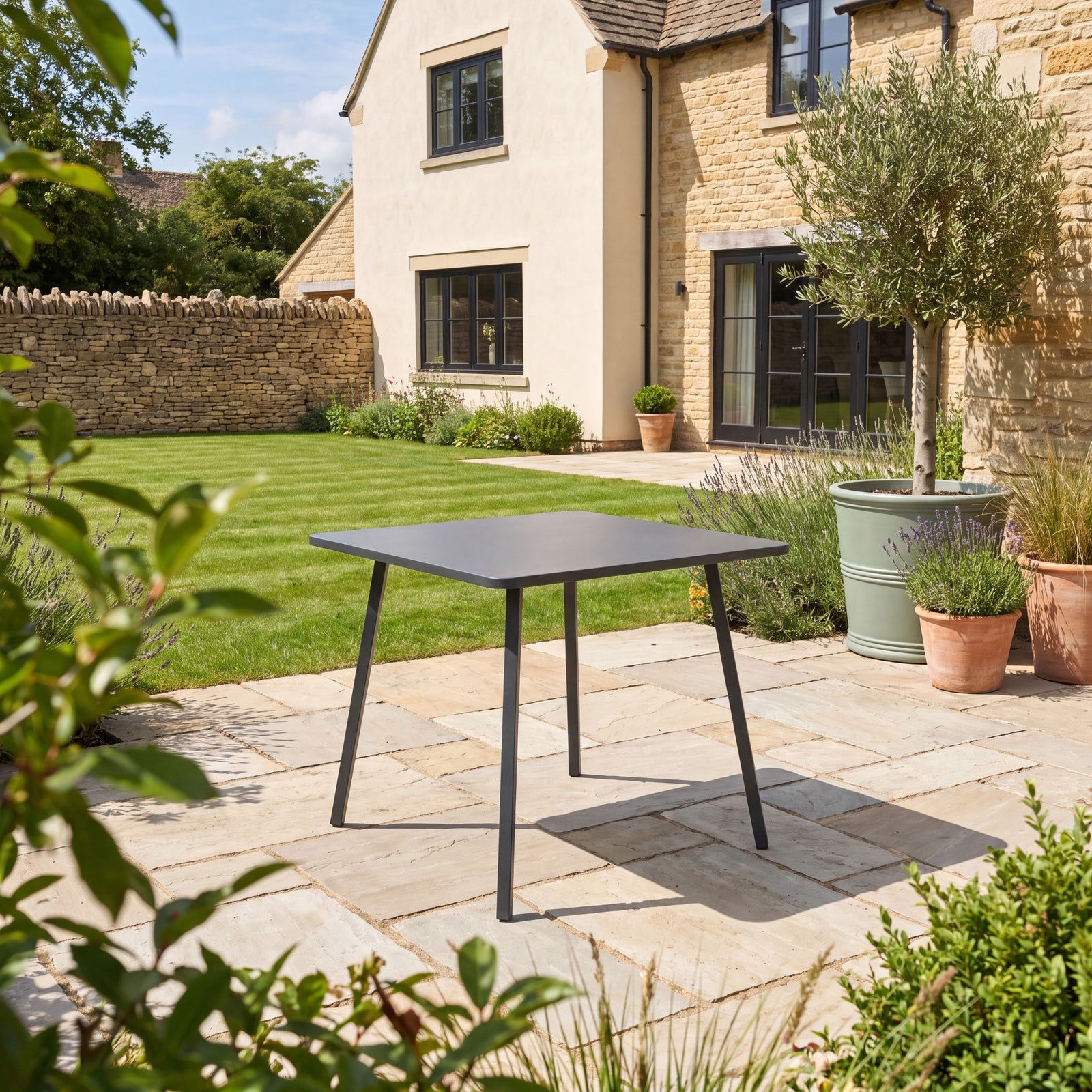 Artemis Home Rivington 4 Seater Steel Garden Dining Set