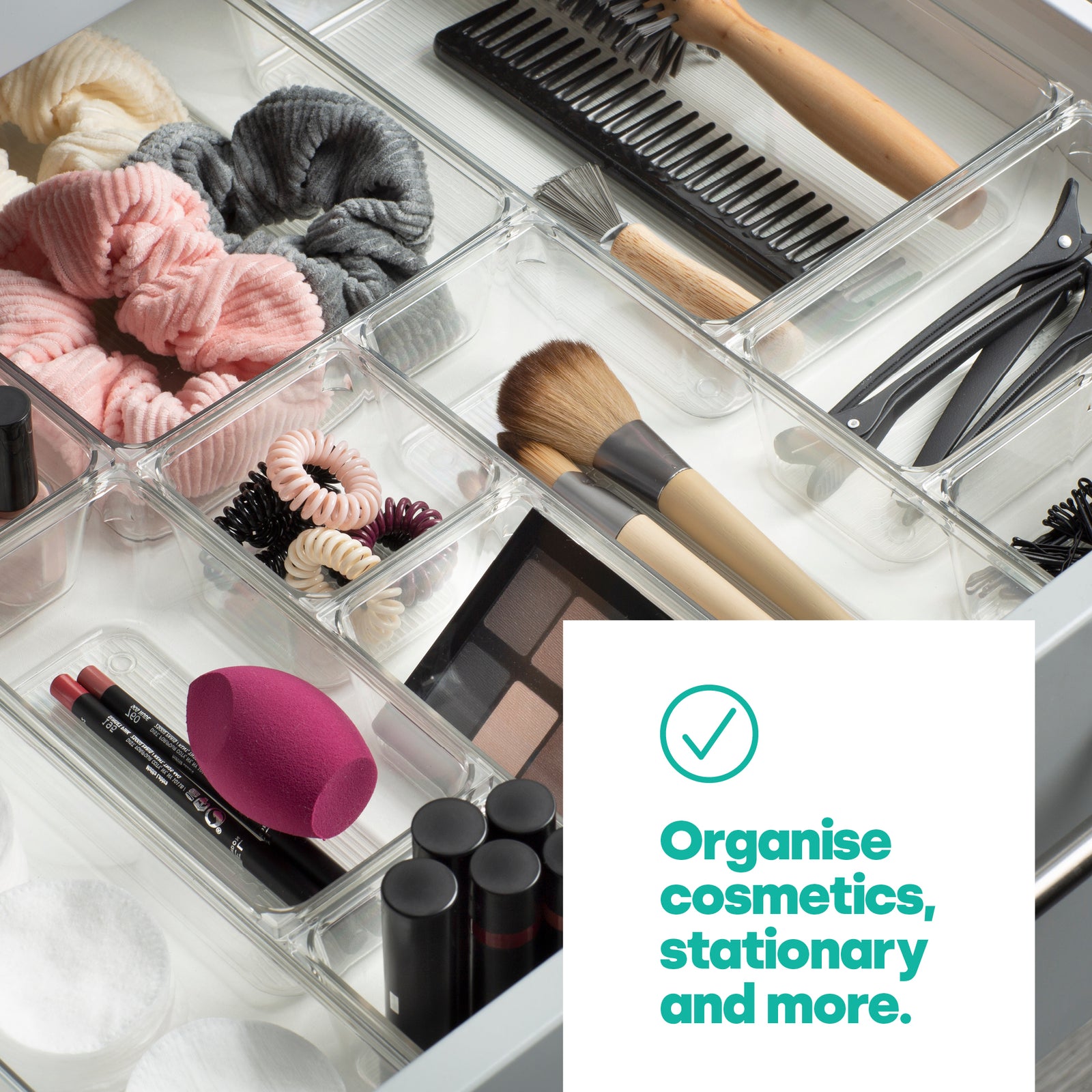 Drawer Organiser Tray Set - 4 Medium