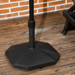 18kg Patio Parasol Base Concrete Stand, Black