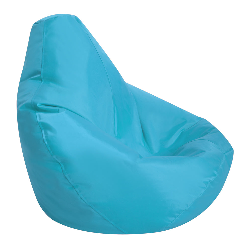 Kids High Back Bean Bag Chair | Aqua