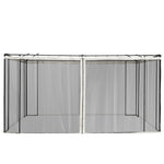 Universal Replacement Gazebo Mesh Netting Screen Walls | Large | Beige