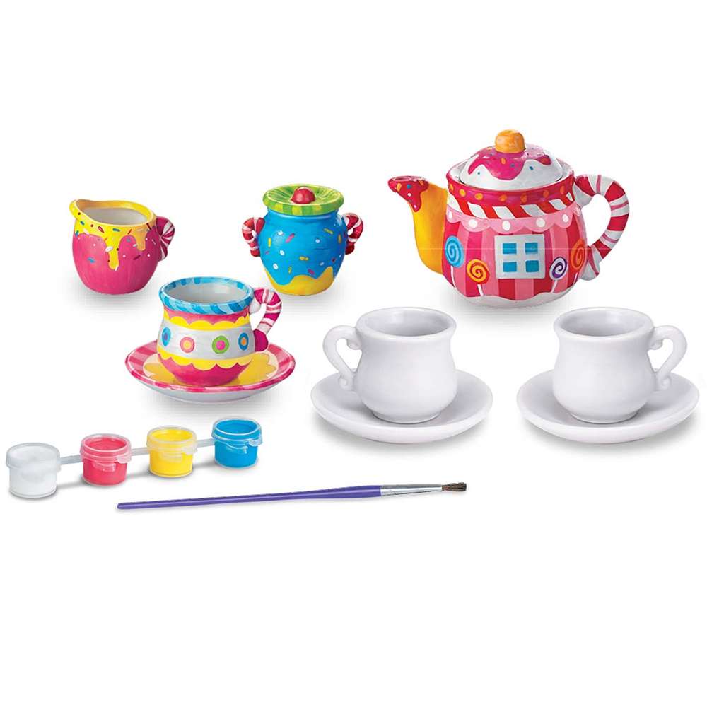 Kidzmaker - Paint Your Own Mini Tea Set