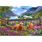 Glenfinnan Ladies - Big 500 Piece Jigsaw Puzzle For Adults, With Extra Large Pieces