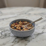 Reactive Ash Blue Glaze Dinnerware Cereal Bowl Set 16cm | Set of 6 | Blue