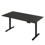 Electric Standing Desk  Adjustable Height Workstation Metal Frame Black | Black