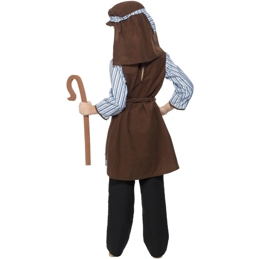 Shepherd Costume, Child | Small | Blue & Brown