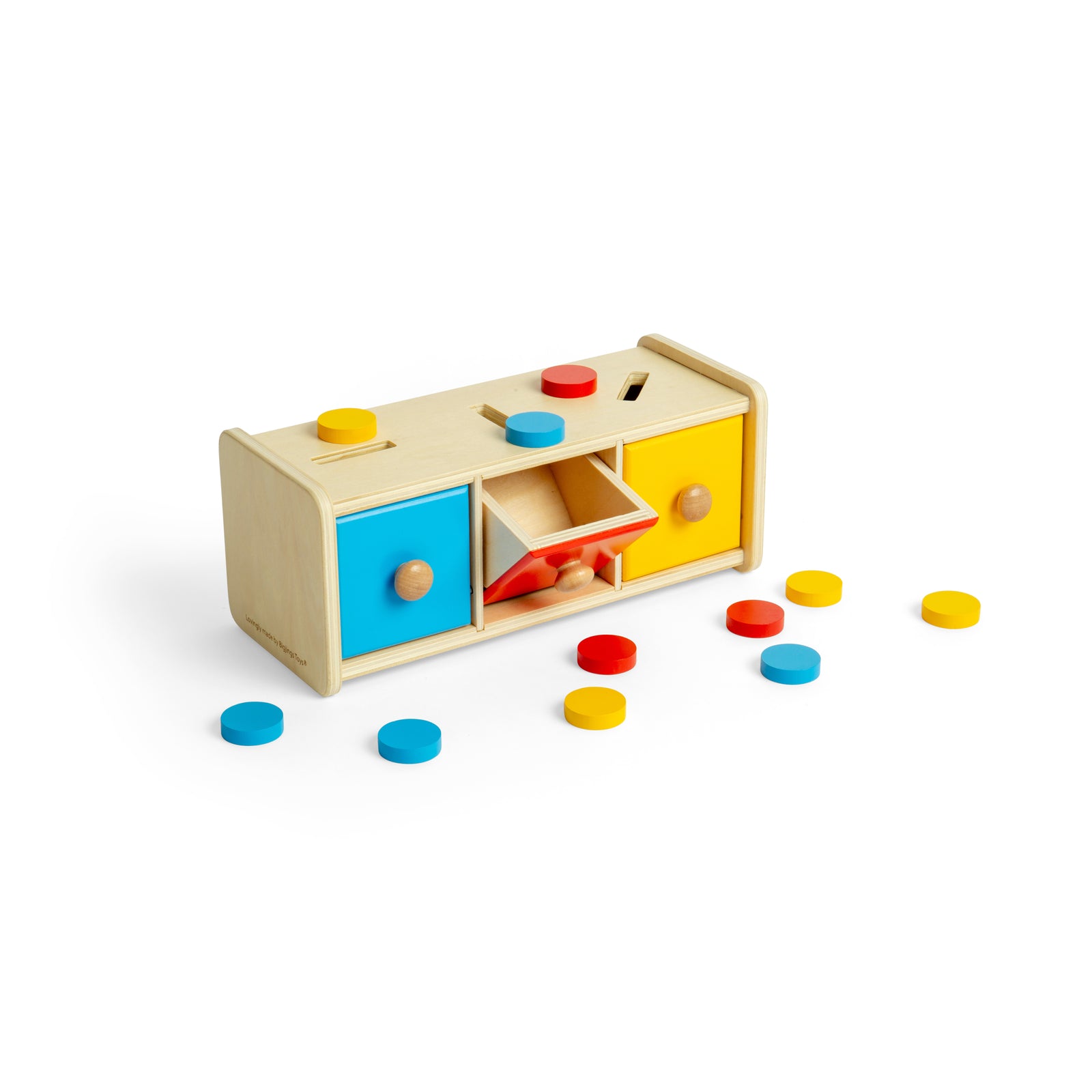 Bigjigs Toys Wooden Montessori Token Sorter