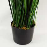Artificial 130cm Onion Grass Plant With Copper Metal Plater