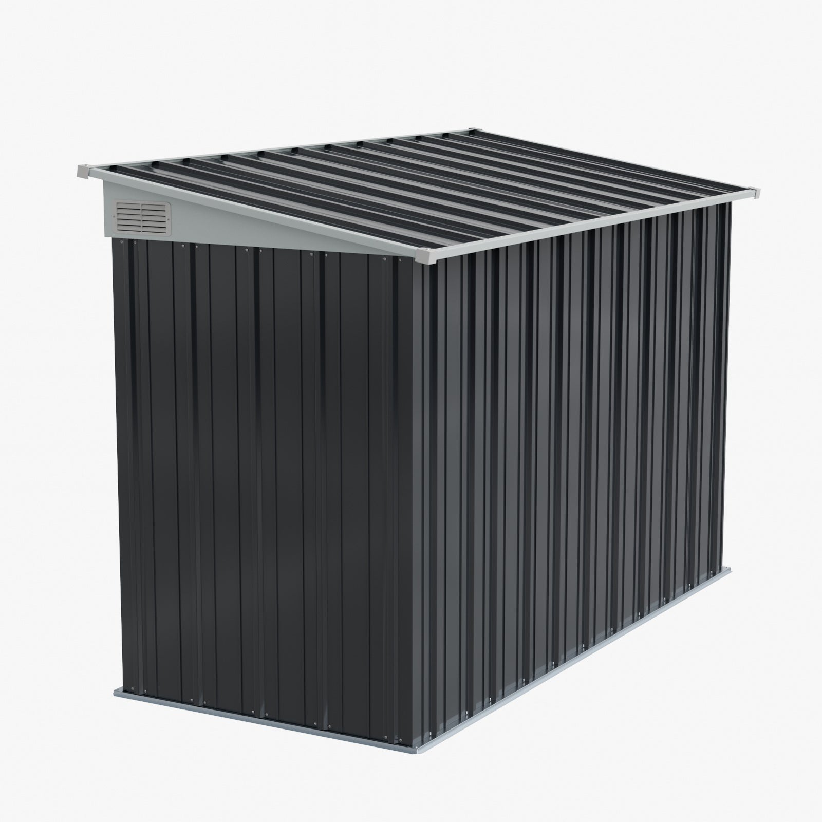 Breeins 4x9 Ft Pent Roof Garden Tool Shed Outdoor Patio Storage House