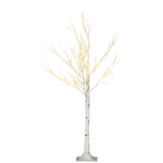 4/5/6ft Artificial White Birch Tree Light | 4ft | White