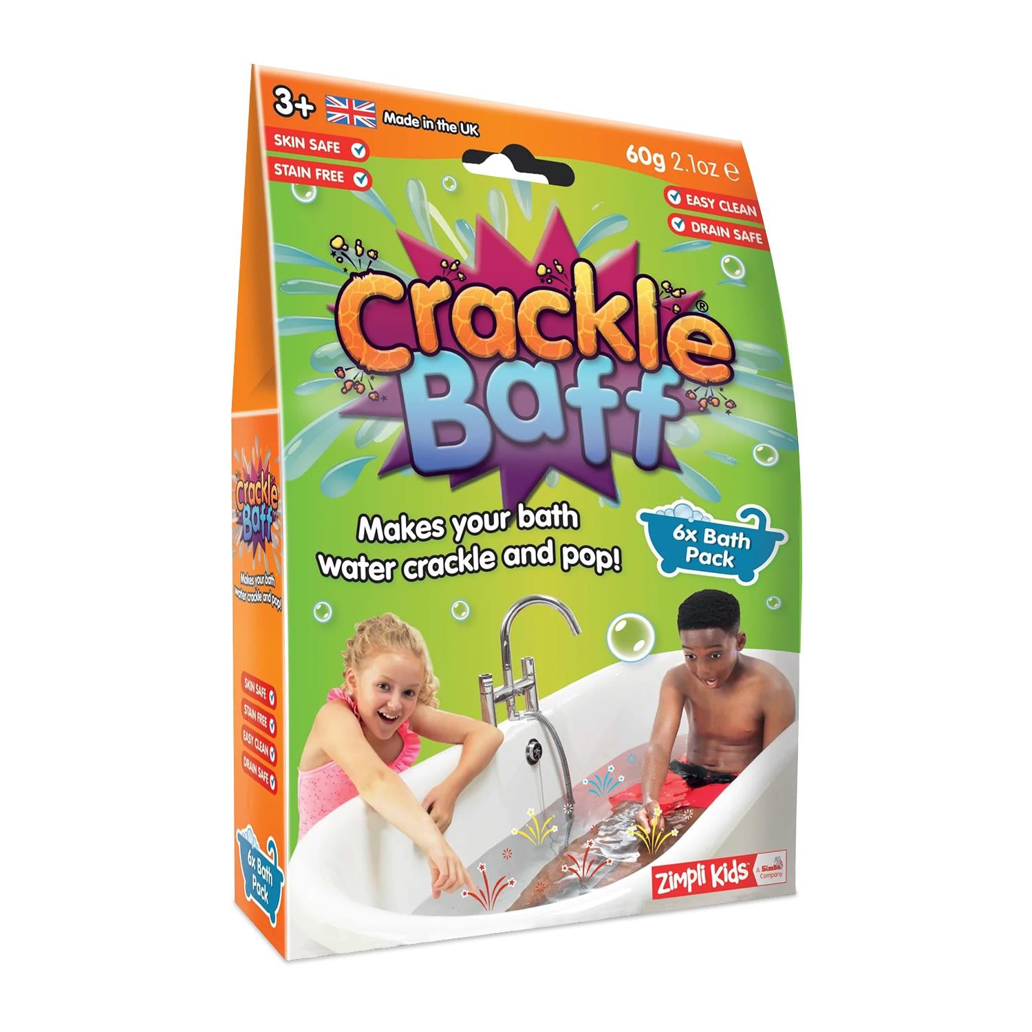 Crackle Baff Colours Make Your Bath Water Crackle & Pop