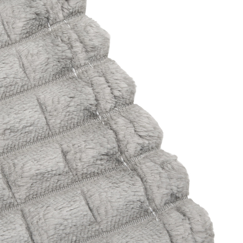 Cozy Checkered Throw Blanket Soft Double-sided Use, Warm & Easy To Clean | Double | Grey