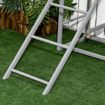 Pawhut Chicken Activity Play Chicken Coop With Swing Set For 3-4 Chickens, Grey