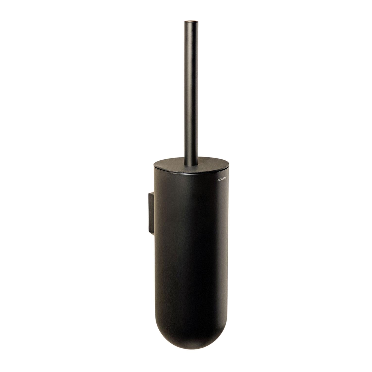 Toilet Brush, Wall Mounted, Black, Award-winning Design Geyser Collection