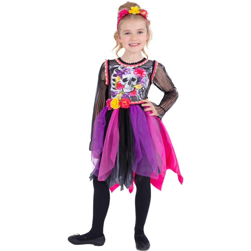 Day Of The Dead Pom-pom Costume | Small