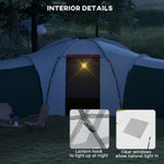 Large Camping Tent With Bedroom, Living Area, Porch For 6-9