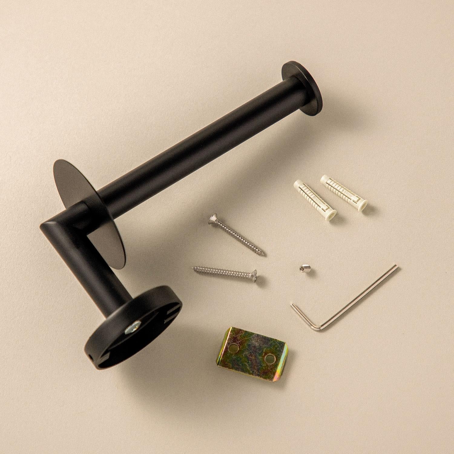 Vertical Toilet Roll Holder, Chrome, Hidden Fixings, Start Collection