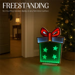 Xmas Haus 42x56cm 136 Led Giftbox Infinity Light 3m Cable