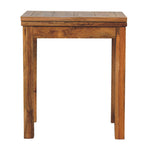 Solid Wood Mini Oak-ish Butterfly Dining Table, Extendable, Light Brown