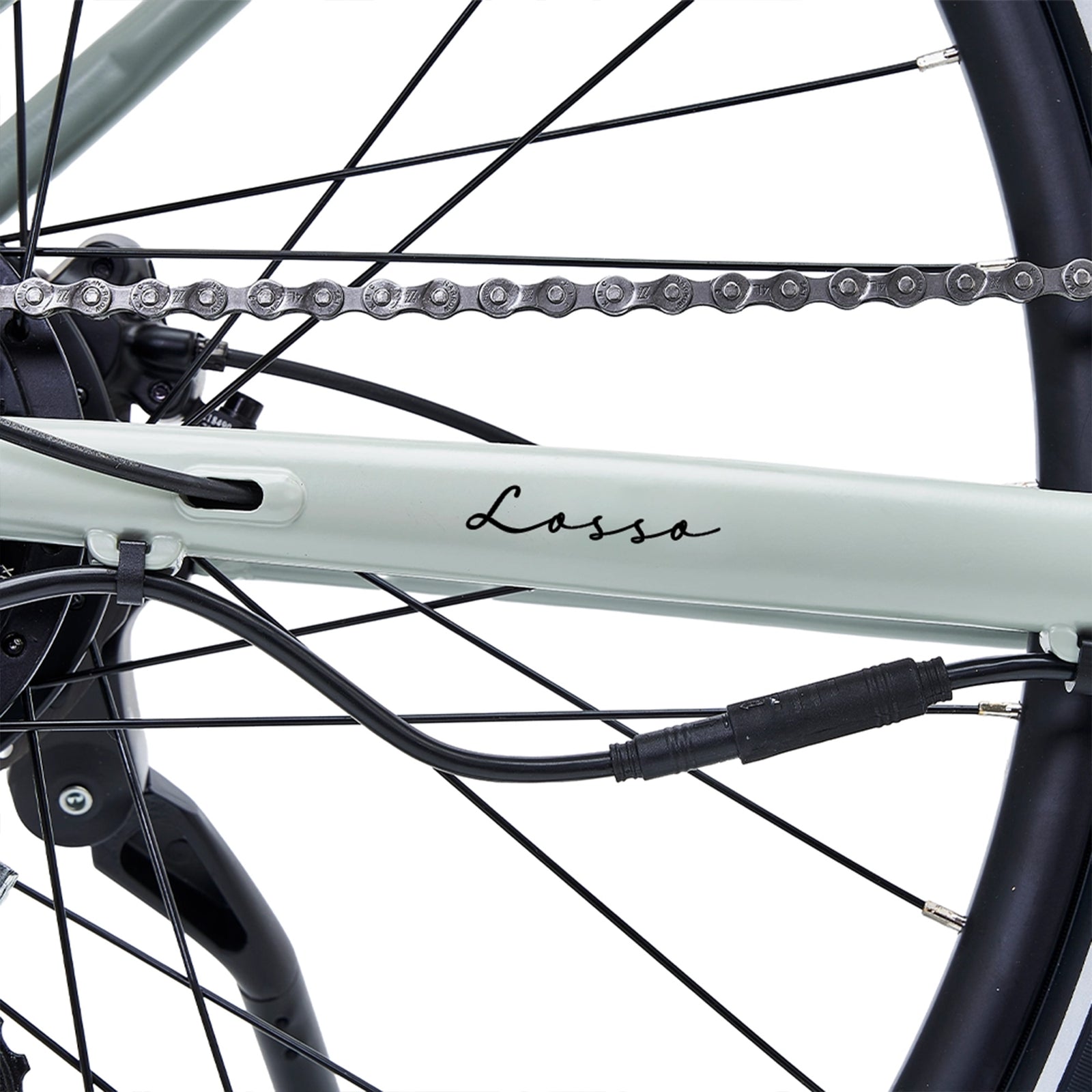 Hygge Lossø Step 2026 – Urban E-bike 36V 13Ah – Moss Grey