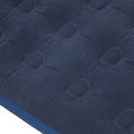 Outsunny Single Air Mattress With Pump, Blue