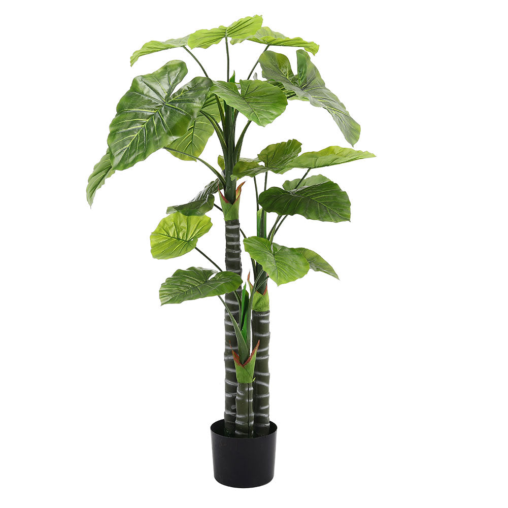 190cm Tall Artificial Banana Plant With Lush Green Leaves In Black Pot Realistic Indoor Decorative Tree