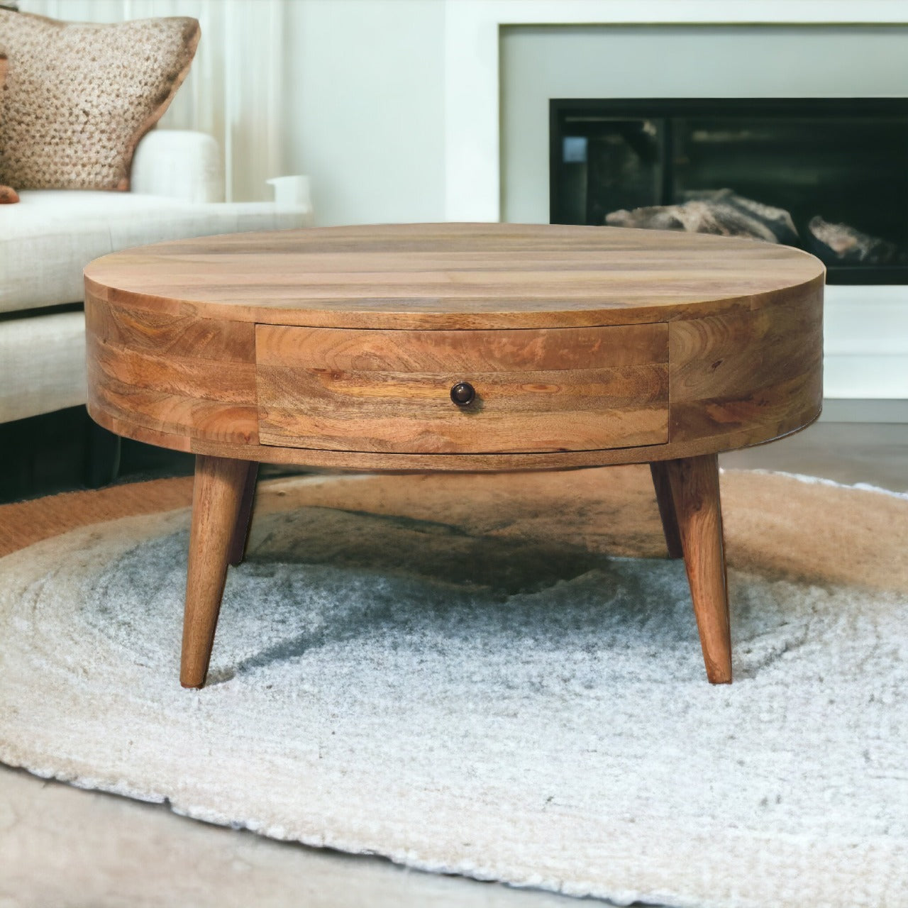 Solid Wood Odyssey Oak-ish Coffee Table