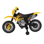 6v Kids Electric Motorbike Motorcycle Ride On For 3-6 Years | Yellow