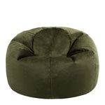 Aurora Velvet Bean Bag | Olive