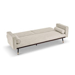 Jenna Suede Sofa Bed 3 Seater Living Room | Cream