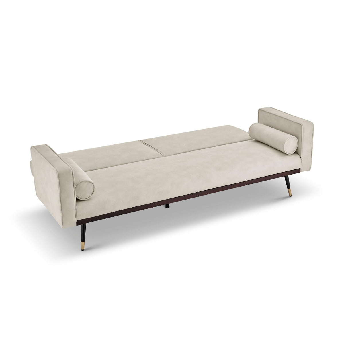 Jenna Suede Sofa Bed 3 Seater Living Room | Cream